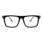 Stylish Classy Squared Rectangle Horn Rim Plastic Fashion Reading Glasses