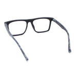 Stylish Classy Squared Rectangle Horn Rim Plastic Fashion Reading Glasses