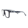 Stylish Classy Squared Rectangle Horn Rim Plastic Fashion Reading Glasses