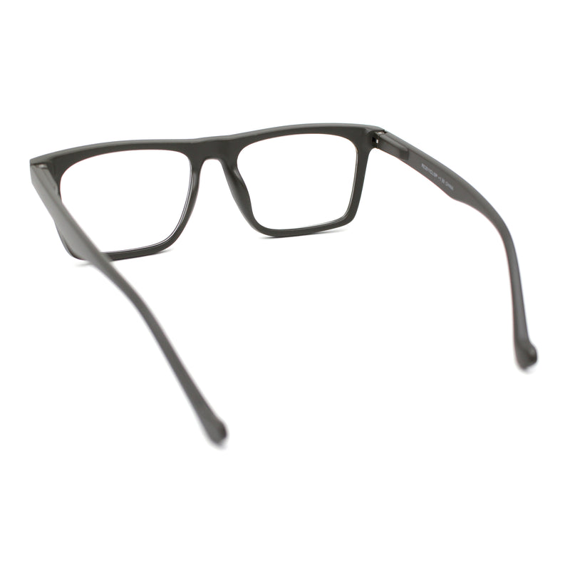 Stylish Classy Squared Rectangle Horn Rim Plastic Fashion Reading Glasses