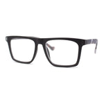 Stylish Classy Squared Rectangle Horn Rim Plastic Fashion Reading Glasses