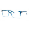 Stylish Classic Thin Plastic Rectangular Horn Rim Reading Glasses