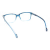 Stylish Classic Thin Plastic Rectangular Horn Rim Reading Glasses