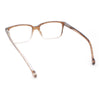 Stylish Classic Thin Plastic Rectangular Horn Rim Reading Glasses