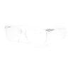 Stylish Classic Thin Plastic Rectangular Horn Rim Reading Glasses