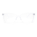 Stylish Classic Thin Plastic Rectangular Horn Rim Reading Glasses