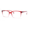 Stylish Classic Thin Plastic Rectangular Horn Rim Reading Glasses