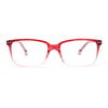 Stylish Classic Thin Plastic Rectangular Horn Rim Reading Glasses