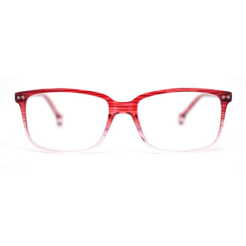 Stylish Classic Thin Plastic Rectangular Horn Rim Reading Glasses