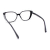 Retro Womens Classy Oversized Rectangular Cat Eye Reading Glasses