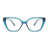 Retro Womens Classy Oversized Rectangular Cat Eye Reading Glasses