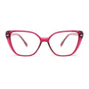 Retro Womens Classy Oversized Rectangular Cat Eye Reading Glasses