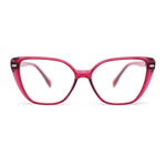 Retro Womens Classy Oversized Rectangular Cat Eye Reading Glasses