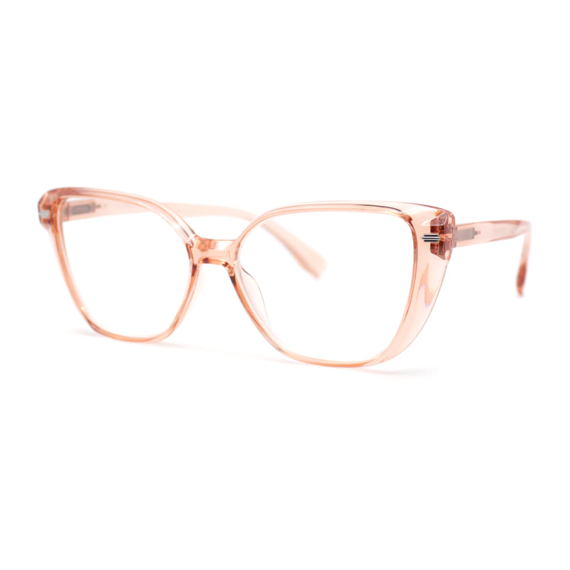 Retro Womens Classy Oversized Rectangular Cat Eye Reading Glasses