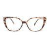 Retro Womens Classy Oversized Rectangular Cat Eye Reading Glasses