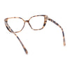 Retro Womens Classy Oversized Rectangular Cat Eye Reading Glasses