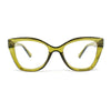 Womens Classy Oversized Thick Plastic Cat Eye Reading Glasses