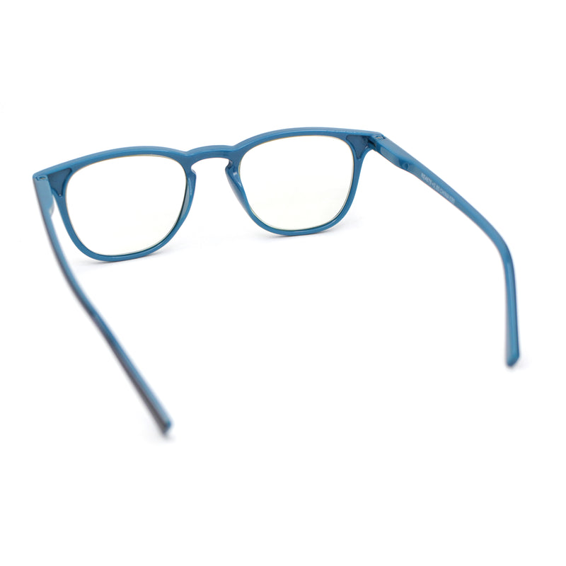 Classy Hipster Plastic Keyhole Horn Rim Photochromic Lens Reading Glasses