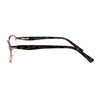 Womens Metal Rim Cat Eye Diecut Deco Powered Reading Glasses