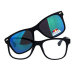 Polarized Magnetic Clip On Shade Sunglasses Bifocal Reading Glasses