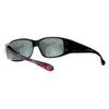 SA106 Rhinestone Womens Floral Polarized Fitover OTG 57mm Sunglasses