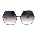 SA106 Retro Oversized Octagon Groove Hippie Sunglasses