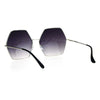 SA106 Retro Oversized Octagon Groove Hippie Sunglasses