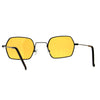 Pop Color Lens Rectangular Pimp Daddy Hippie Sunglasses