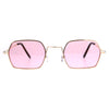 Pop Color Lens Rectangular Pimp Daddy Hippie Sunglasses