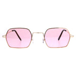 Pop Color Lens Rectangular Pimp Daddy Hippie Sunglasses