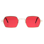 Pop Color Lens Rectangular Pimp Daddy Hippie Sunglasses