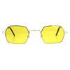 Pop Color Lens Rectangular Pimp Daddy Hippie Sunglasses