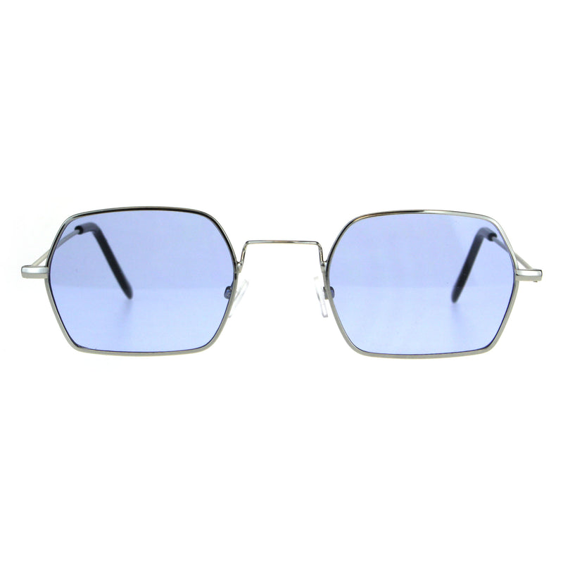 Pop Color Lens Rectangular Pimp Daddy Hippie Sunglasses