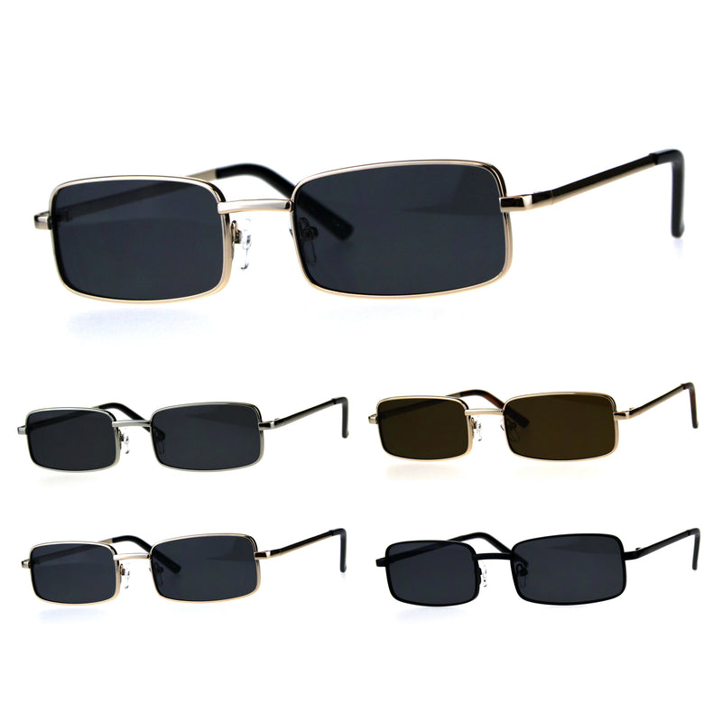 Rectangle Retro Sunglasses