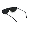 Mens Luxury Mobster Shield Metal Rim Racer Sunglasses