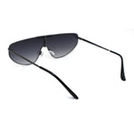 Mens Luxury Mobster Shield Metal Rim Racer Sunglasses