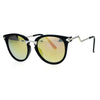 SA106 Revo Lens Crooked Bolt Arrow Arm Horn Rim Retro Sunglasses