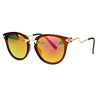 SA106 Revo Lens Crooked Bolt Arrow Arm Horn Rim Retro Sunglasses