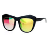 SA106 Color Mirror Lens Retro Thick Eyebrow Butterfly Sunglasses