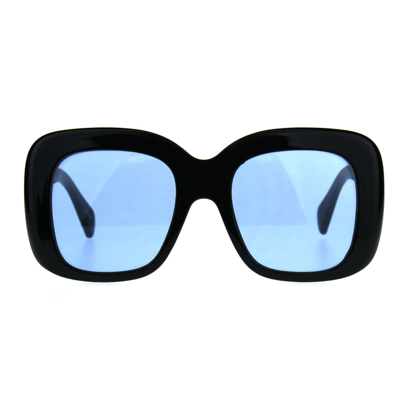 Womens Mod Thick Plastic Butterfly Retro Sunglasses