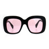 Womens Mod Thick Plastic Butterfly Retro Sunglasses