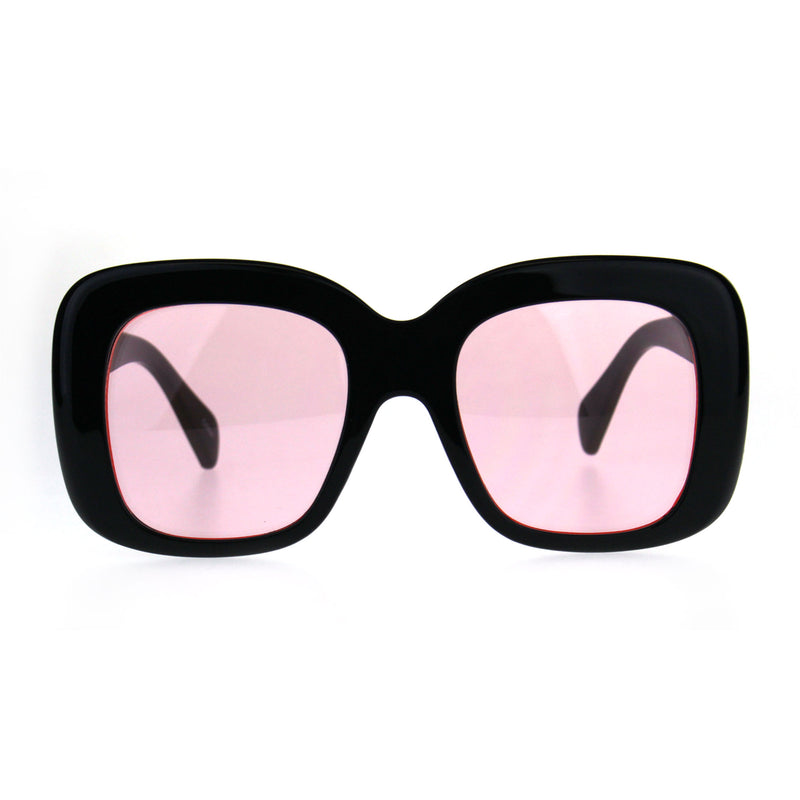 Womens Mod Thick Plastic Butterfly Retro Sunglasses