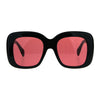 Womens Mod Thick Plastic Butterfly Retro Sunglasses