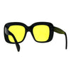 Womens Mod Thick Plastic Butterfly Retro Sunglasses