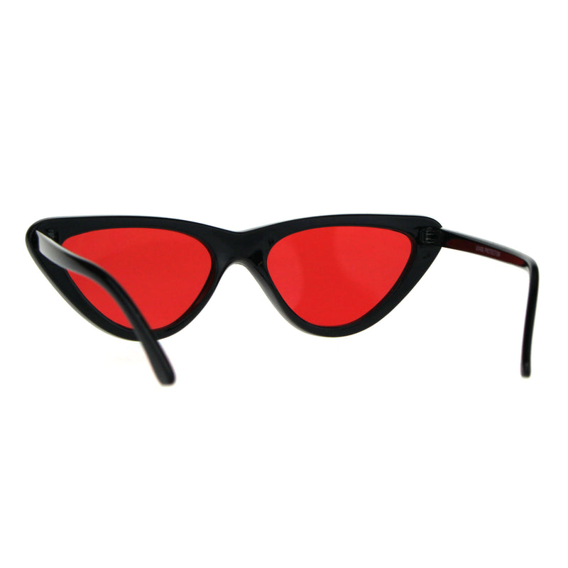 Pop Color Retro Vintage Style Cat Eye Womens Plastic Sunglasses