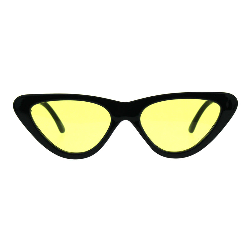 Pop Color Retro Vintage Style Cat Eye Womens Plastic Sunglasses