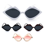 Womens Lip Shape Party Shade Hippie Plastic Sunglasses
