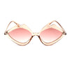 Womens Lip Shape Party Shade Hippie Plastic Sunglasses