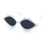 Womens Lip Shape Party Shade Hippie Plastic Sunglasses