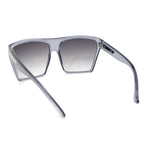 Retro Oversized Flat Top High Brow Flat Top Mob Sunglasses